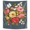 Floral Charcoal Ground by Sharon Montgomery  Wall Tapestry - Americanflat